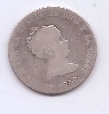 ESPAÑA ISABEL II DEL AÑO 1849 4 REALES